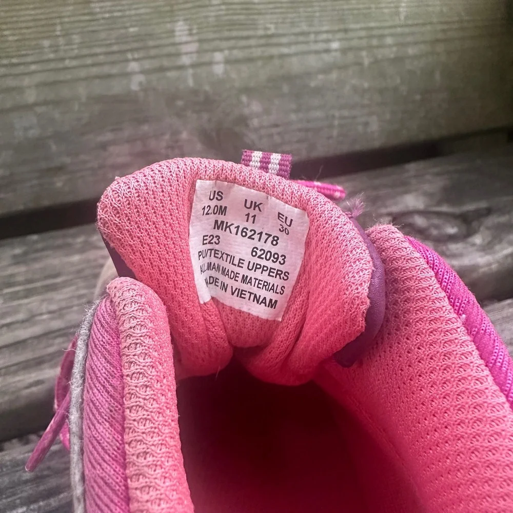 Merrell Chameleon 7 Access Mid Kids Purple Pink Waterproof Hiking Boots Size 12